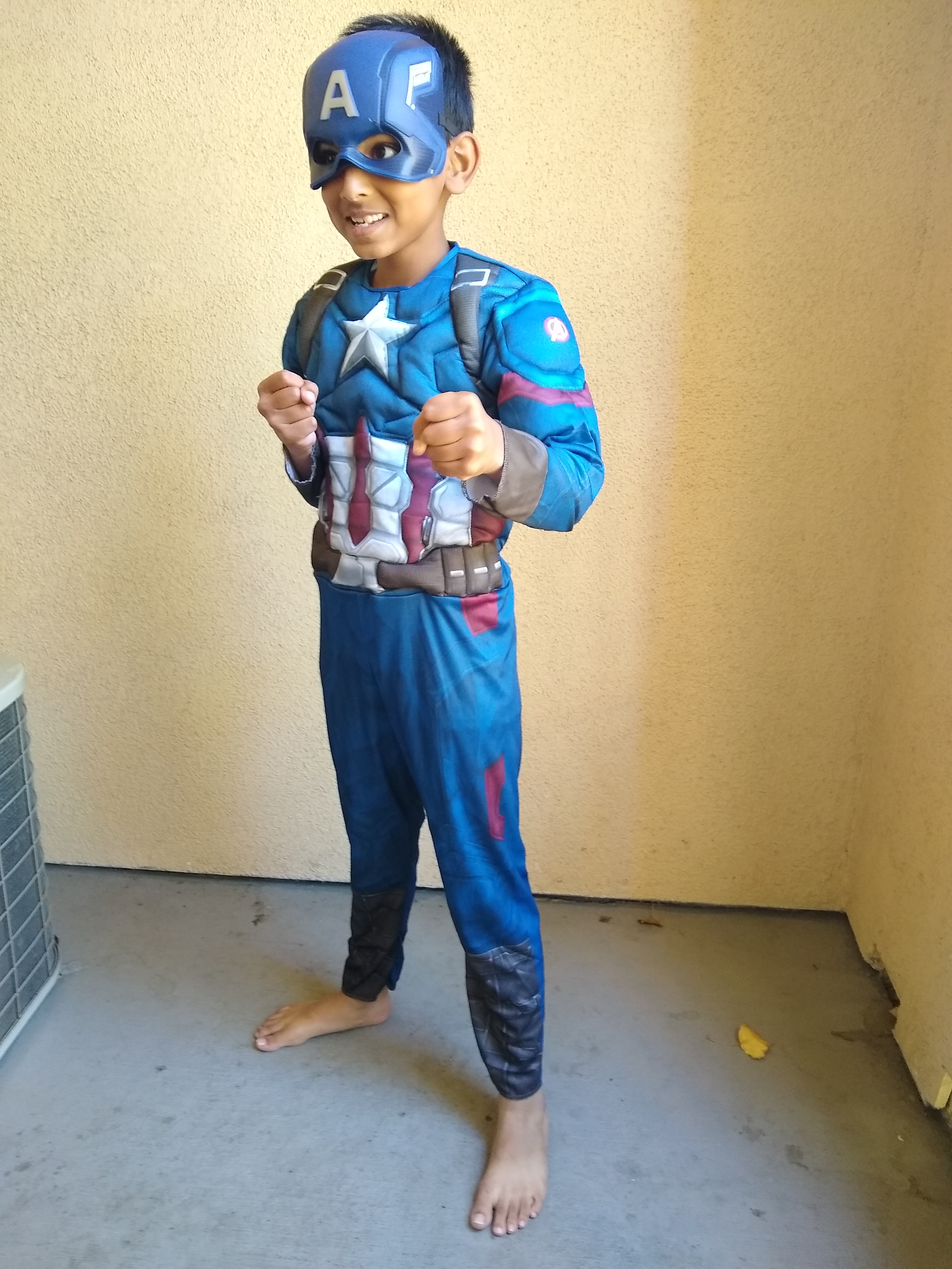 Me dressed up as Captian America