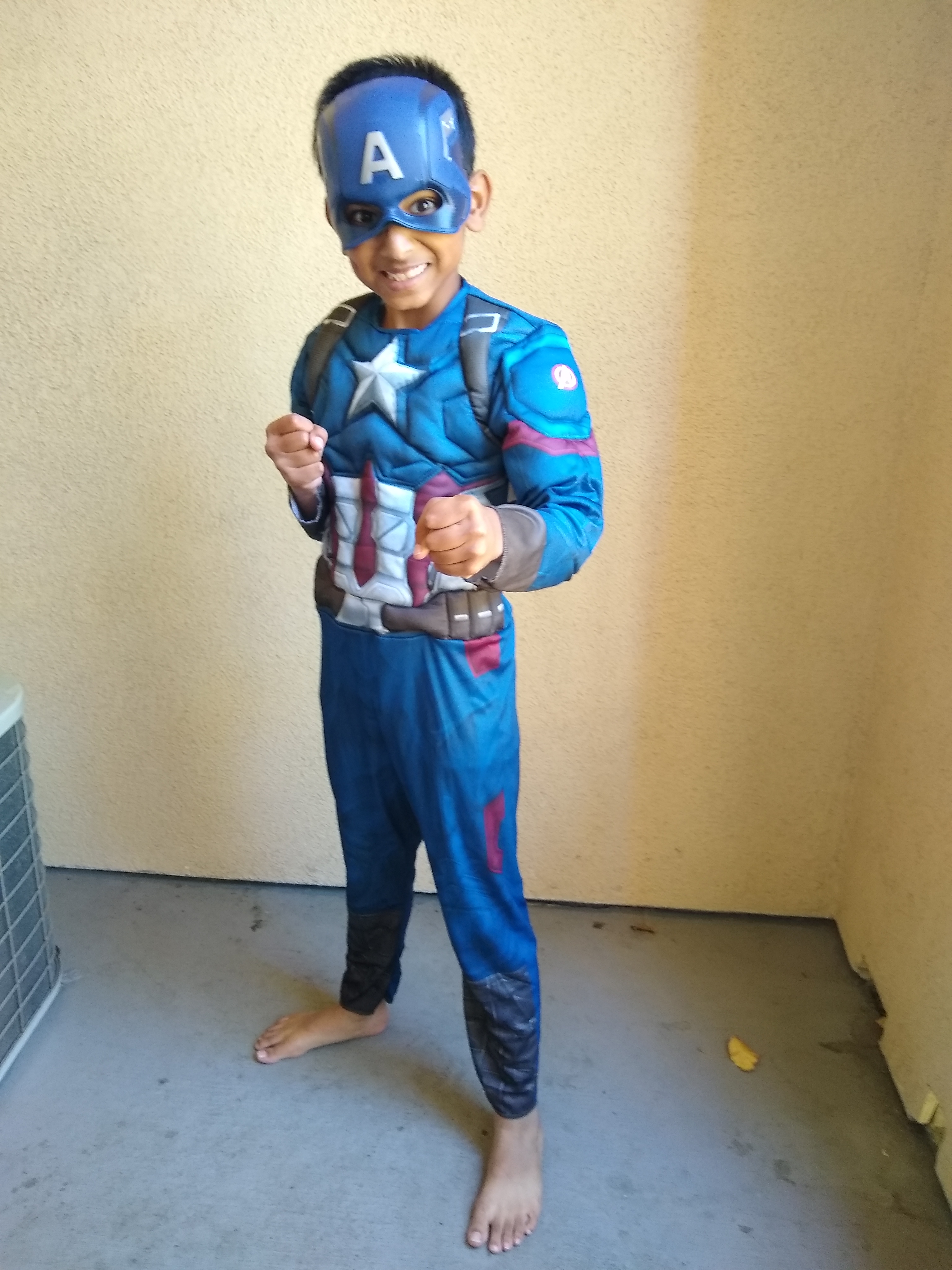 Me dressed up as Captian America