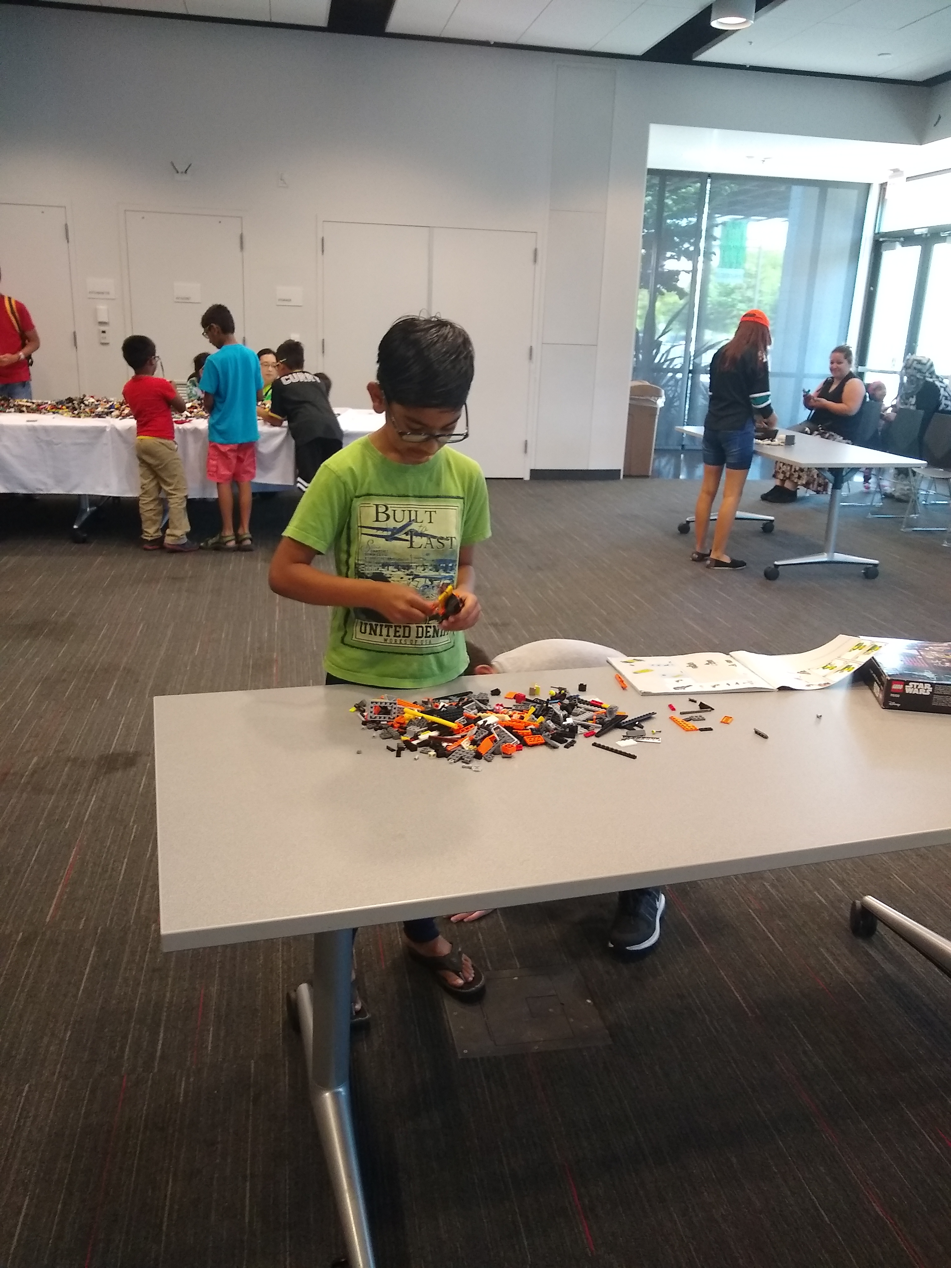 Me at a libary lego event